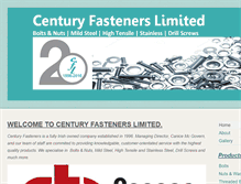 Tablet Screenshot of centuryfasteners.ie